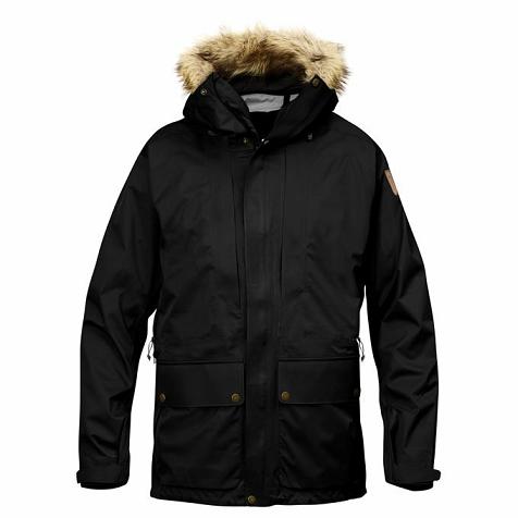 Fjällräven Men Keb Parkas Black PH73071 Philippines